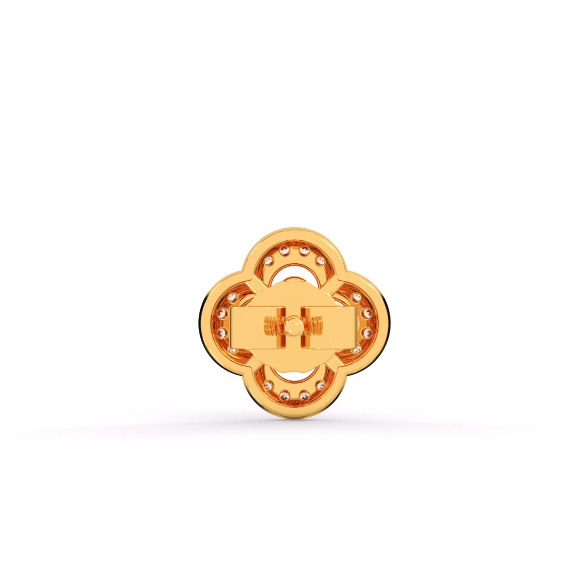 Elegant Cluster Round Diamond Girl’s Studs